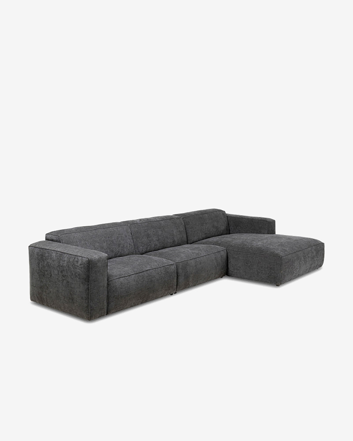 Henry sofa m. chaiselong, grå