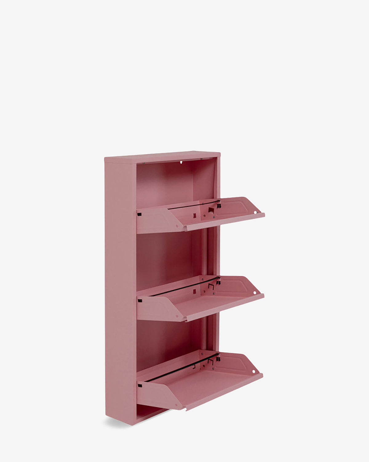 Caruso skoskab 3 låger, rosa