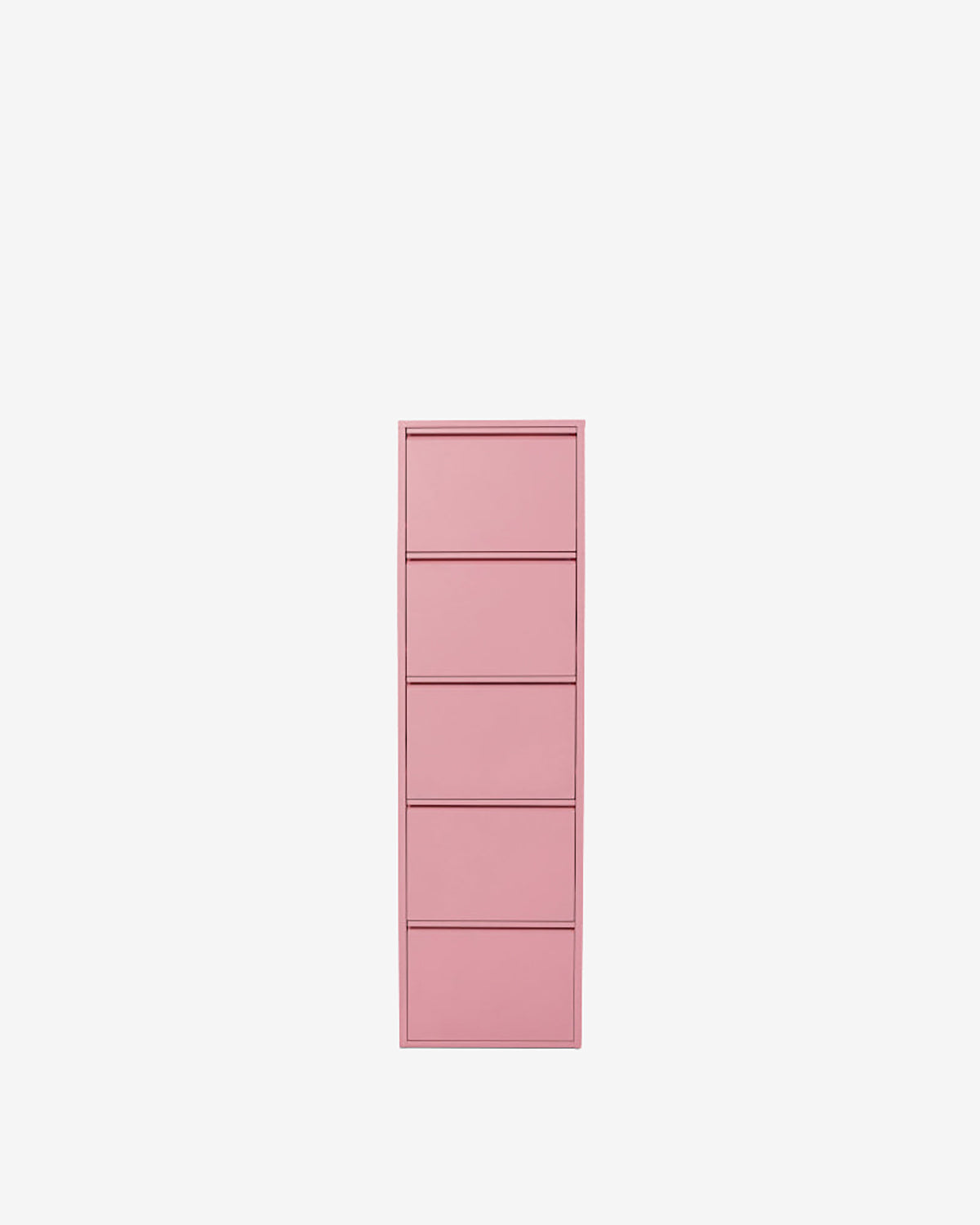 Caruso skoskab, 5 låger rosa