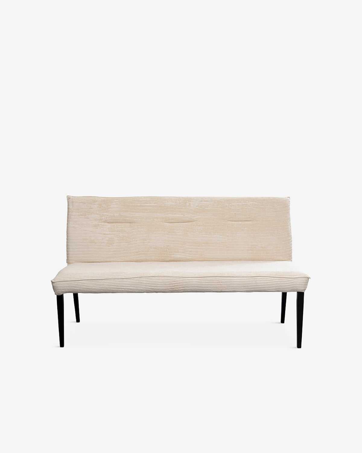 Ledro cord bænk, creme