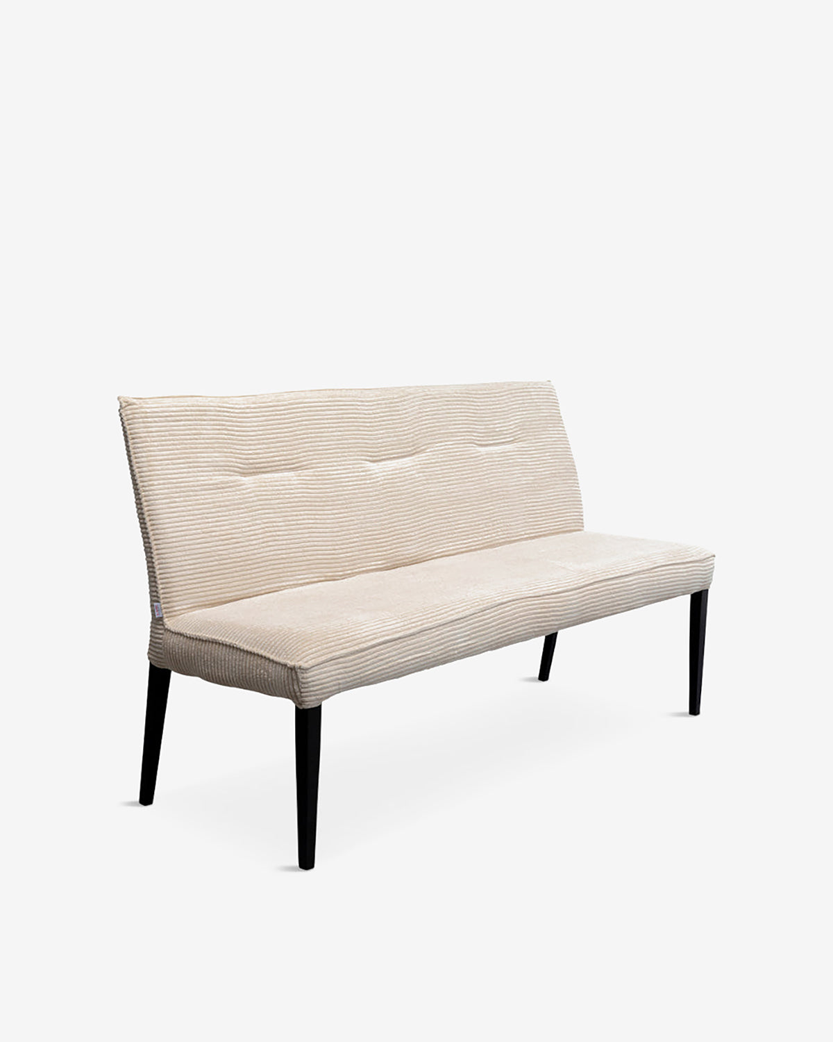 Ledro cord bænk, creme