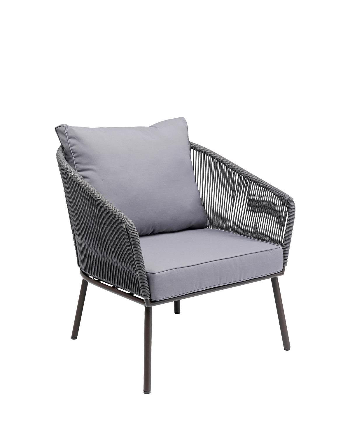 Elba lounge stol, grå