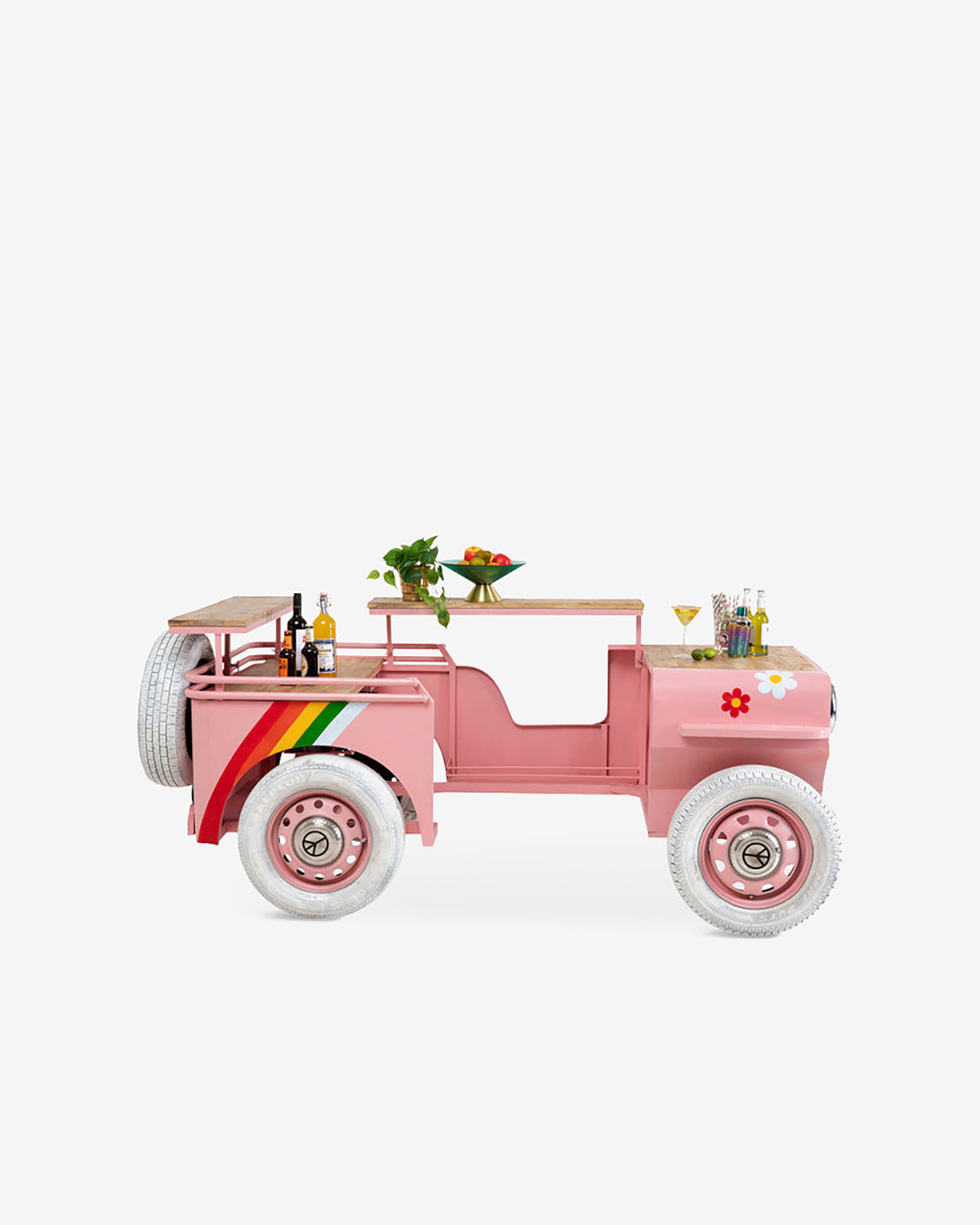 Flower power jeep bar
