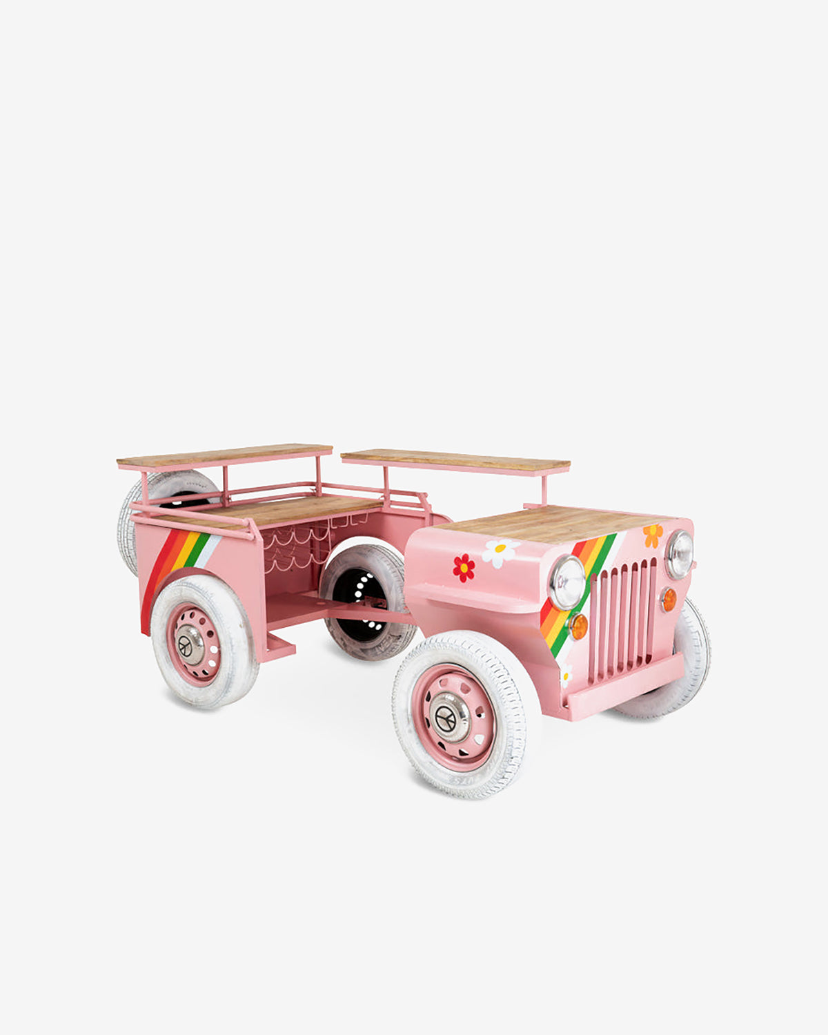 Flower power jeep bar