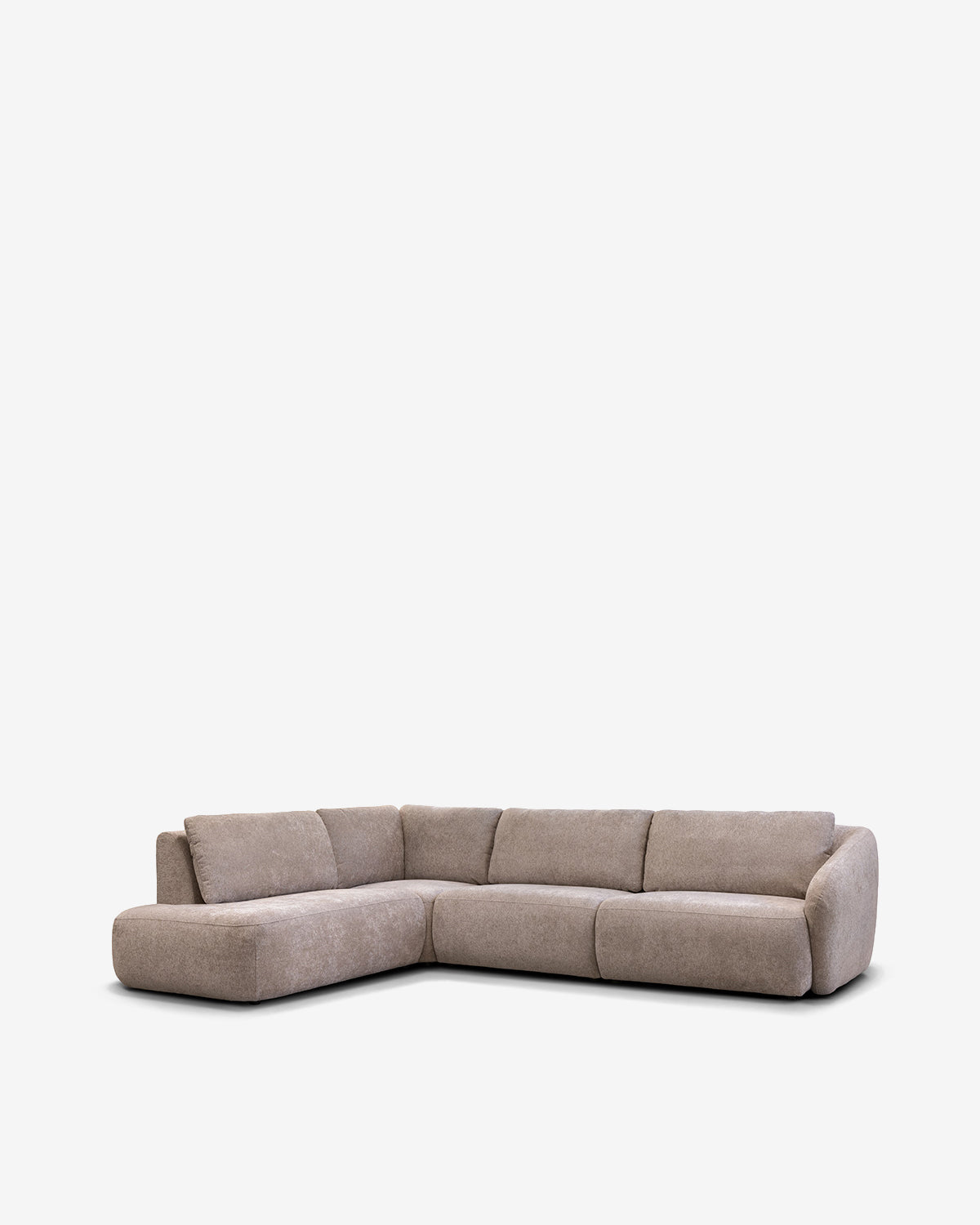 Cavo hjørnesofa m/open end, lys taupe