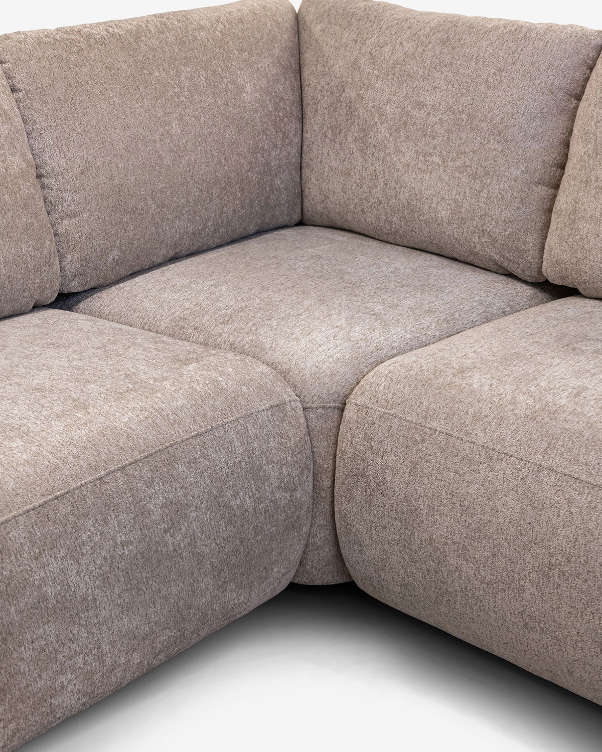 Cavo hjørnesofa m/open end, lys taupe