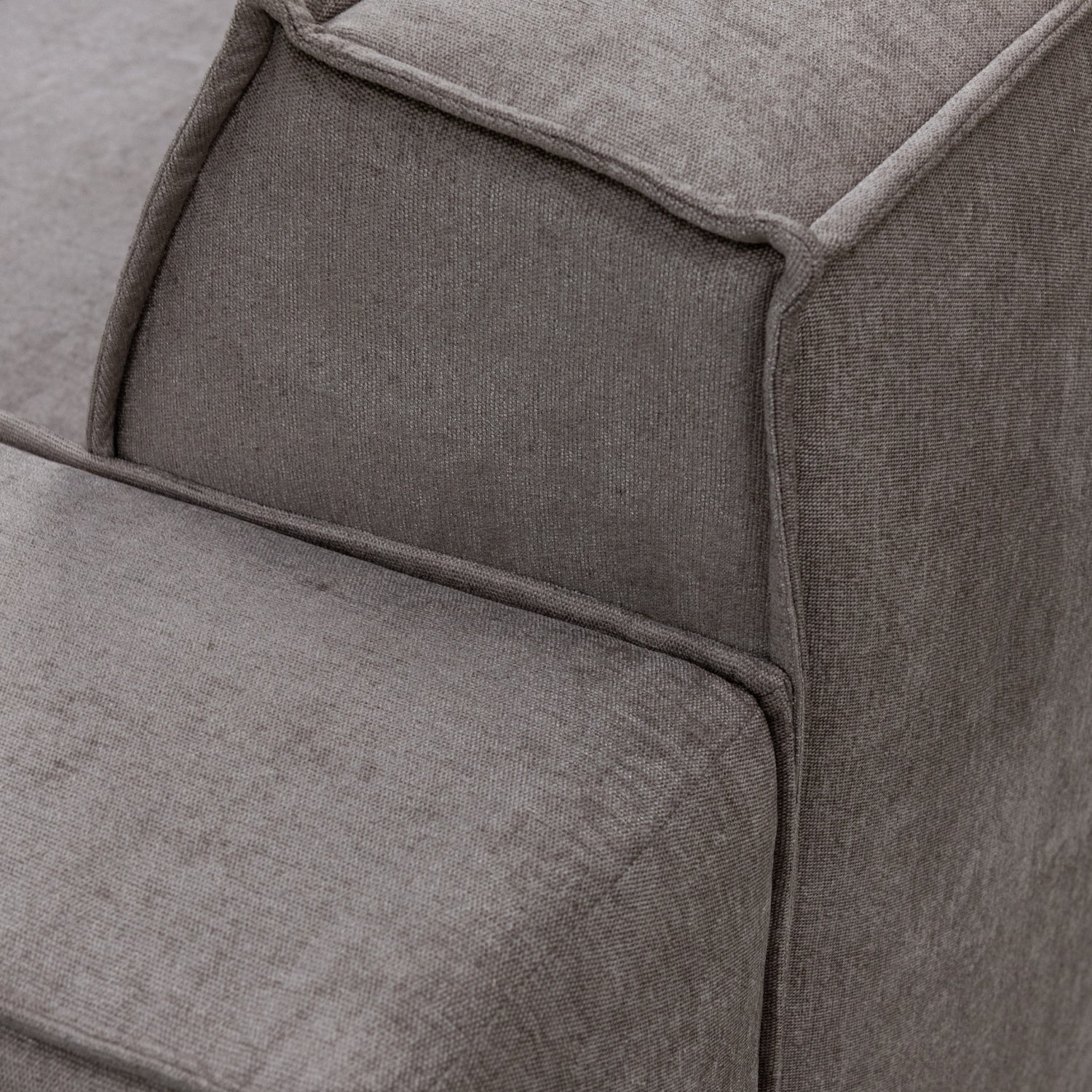 Espada sofa m/chaiselong, gråbrun*