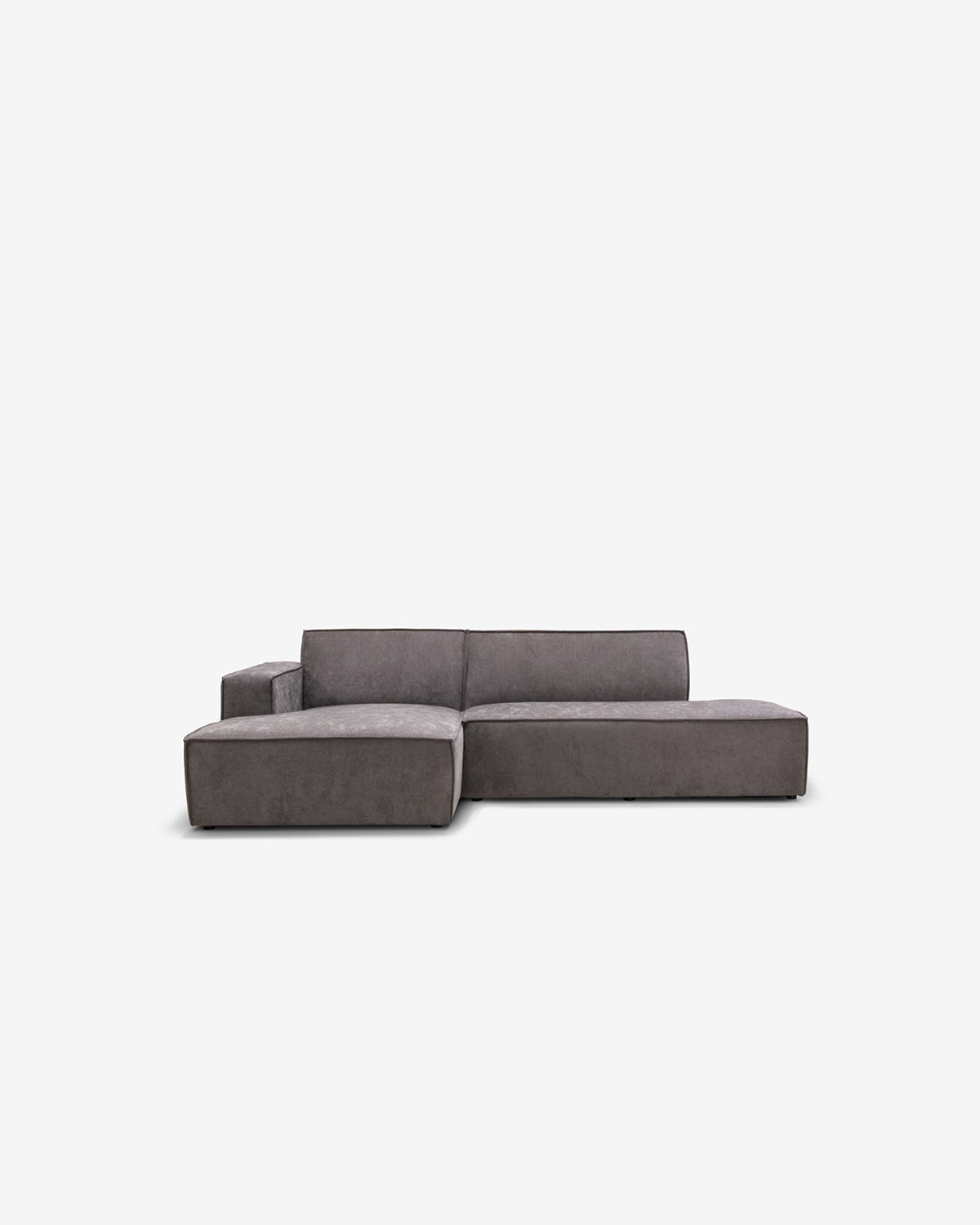 Espada sofa open end & chaiselong, gråbrun