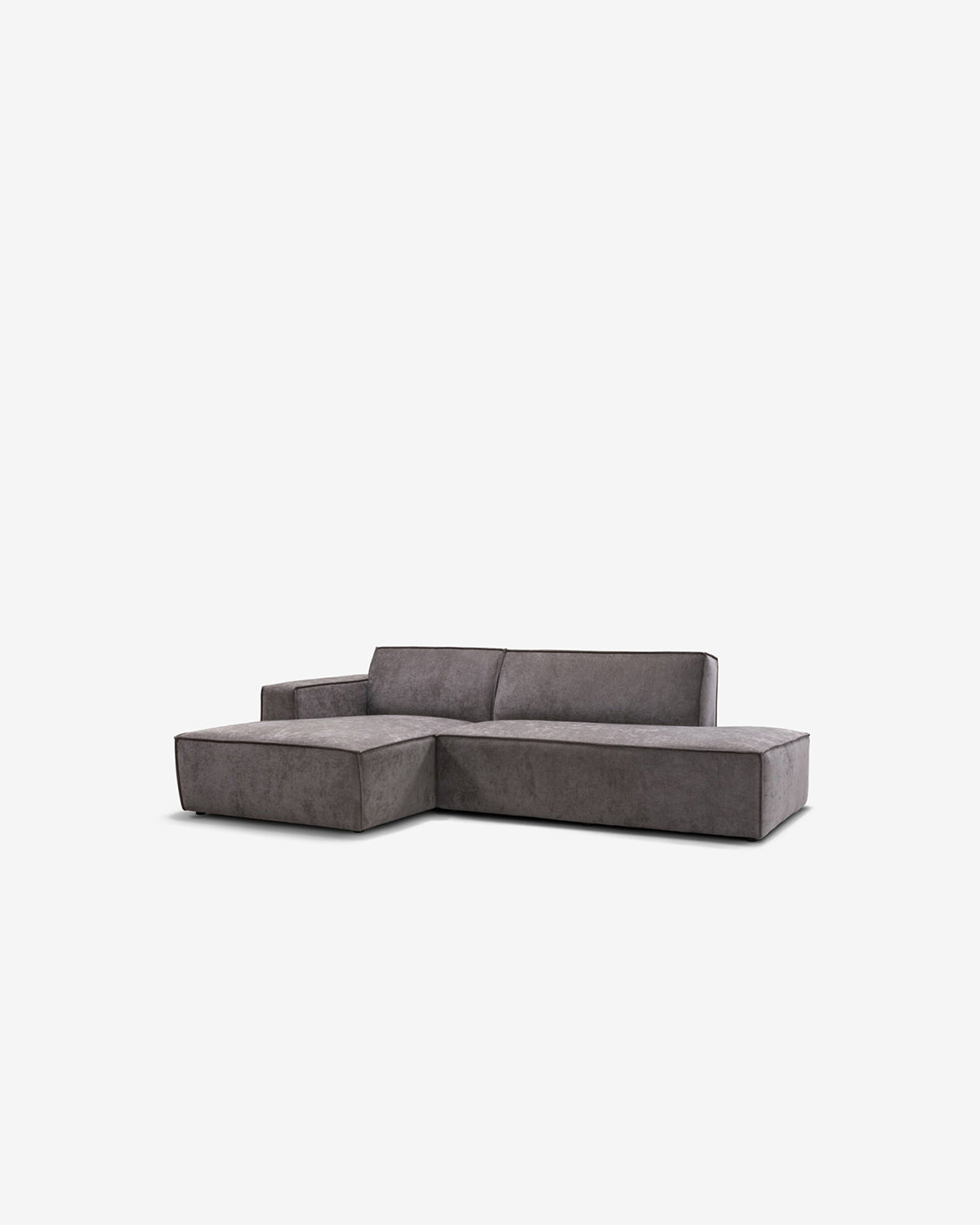 Espada sofa open end & chaiselong, gråbrun