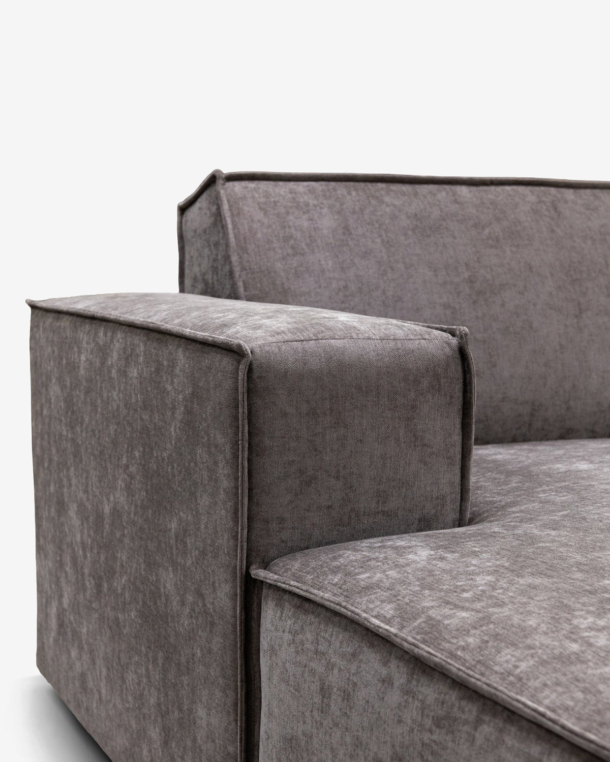 Espada sofa open end & chaiselong, gråbrun