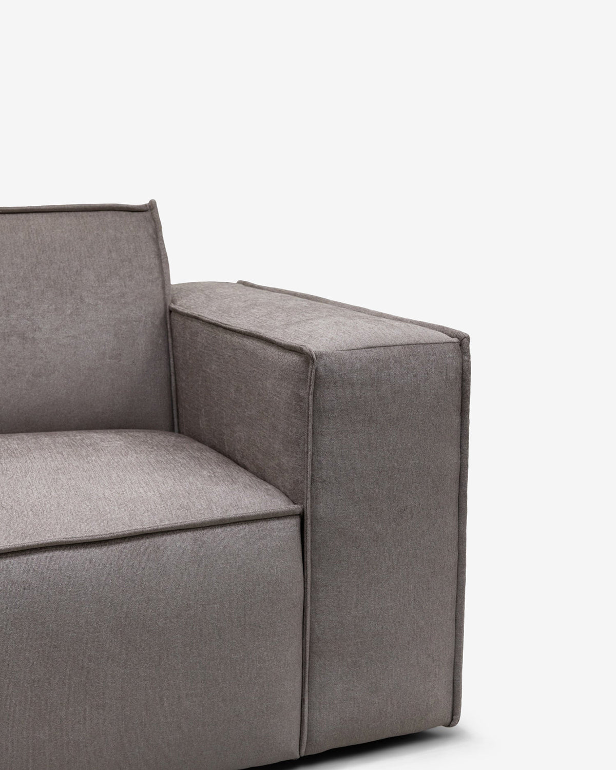 Espada sofa m/chaiselong, gråbrun*