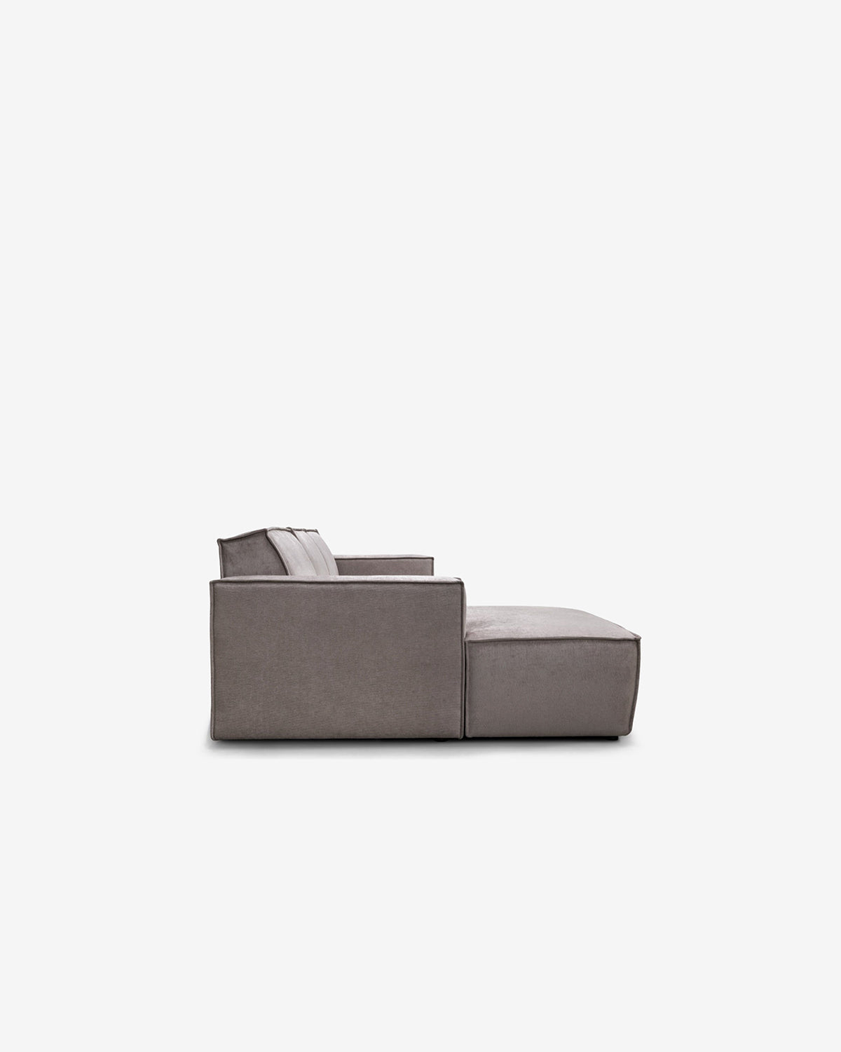 Espada sofa m/chaiselong, gråbrun*