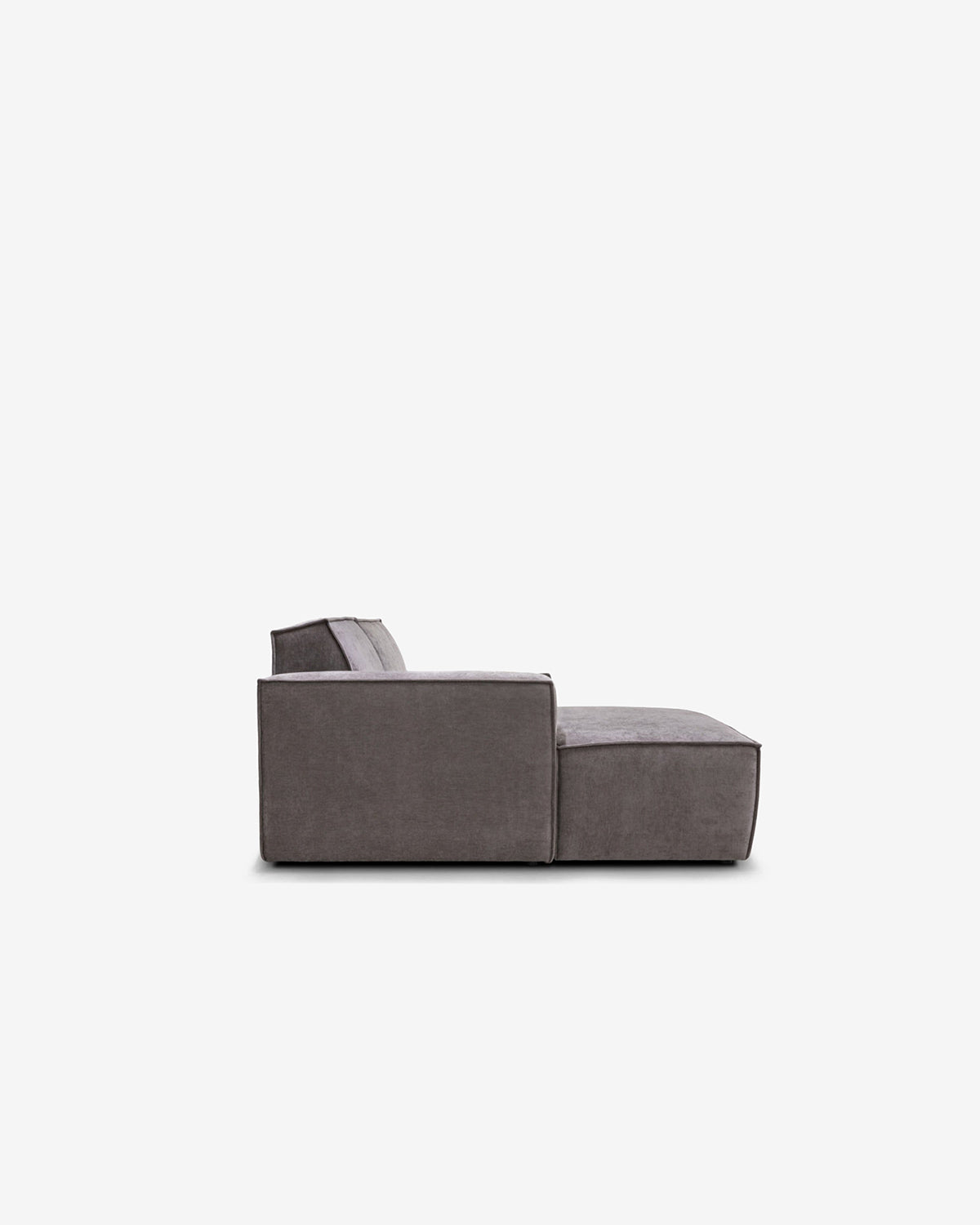 Espada sofa open end & chaiselong, gråbrun