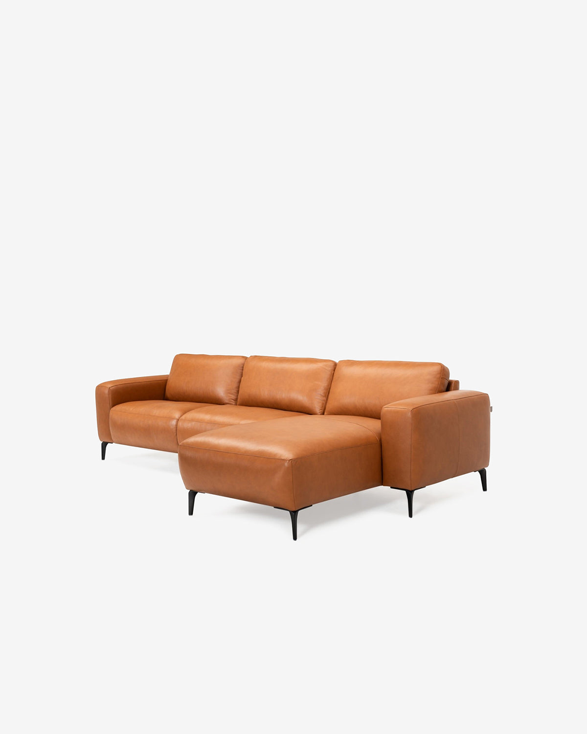 Maranello byggesofa, cognac læder