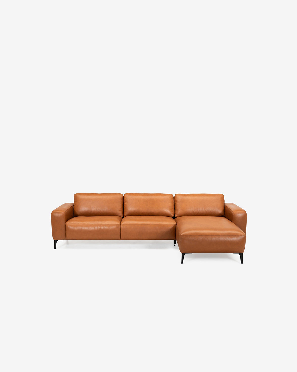 Maranello byggesofa, cognac læder