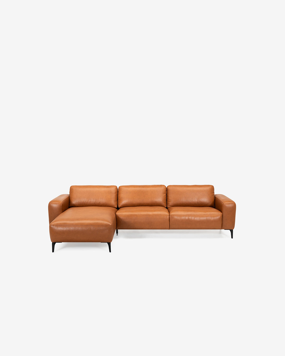 Maranello byggesofa, cognac læder
