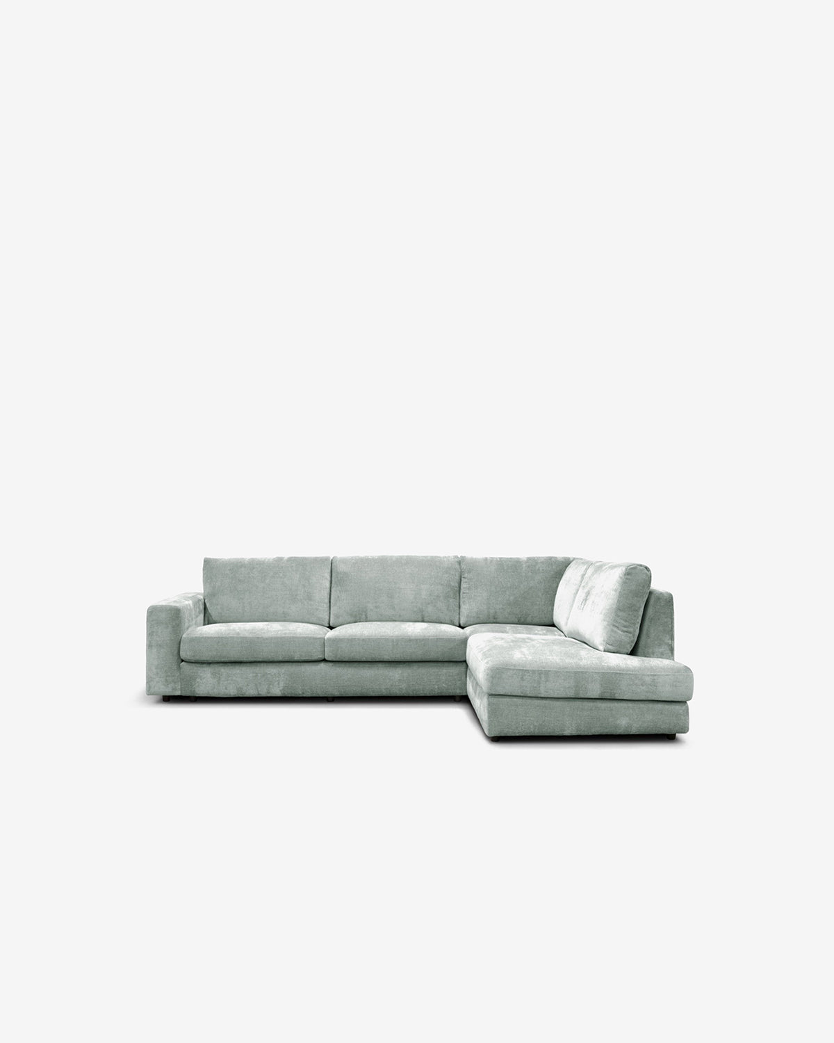 Riva hjørnesofa, m/open end, lysegrøn*