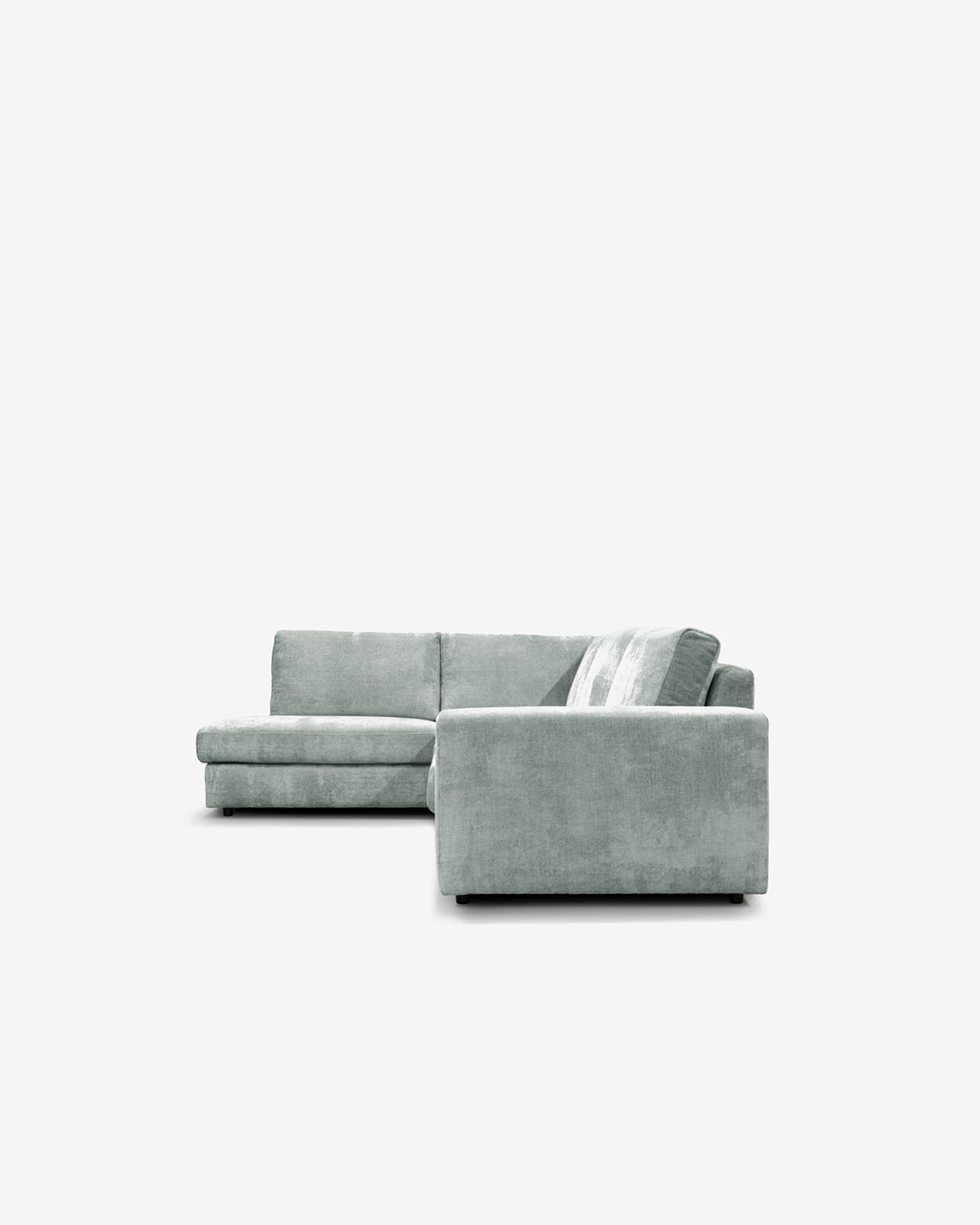Riva hjørnesofa, m/open end, lysegrøn*