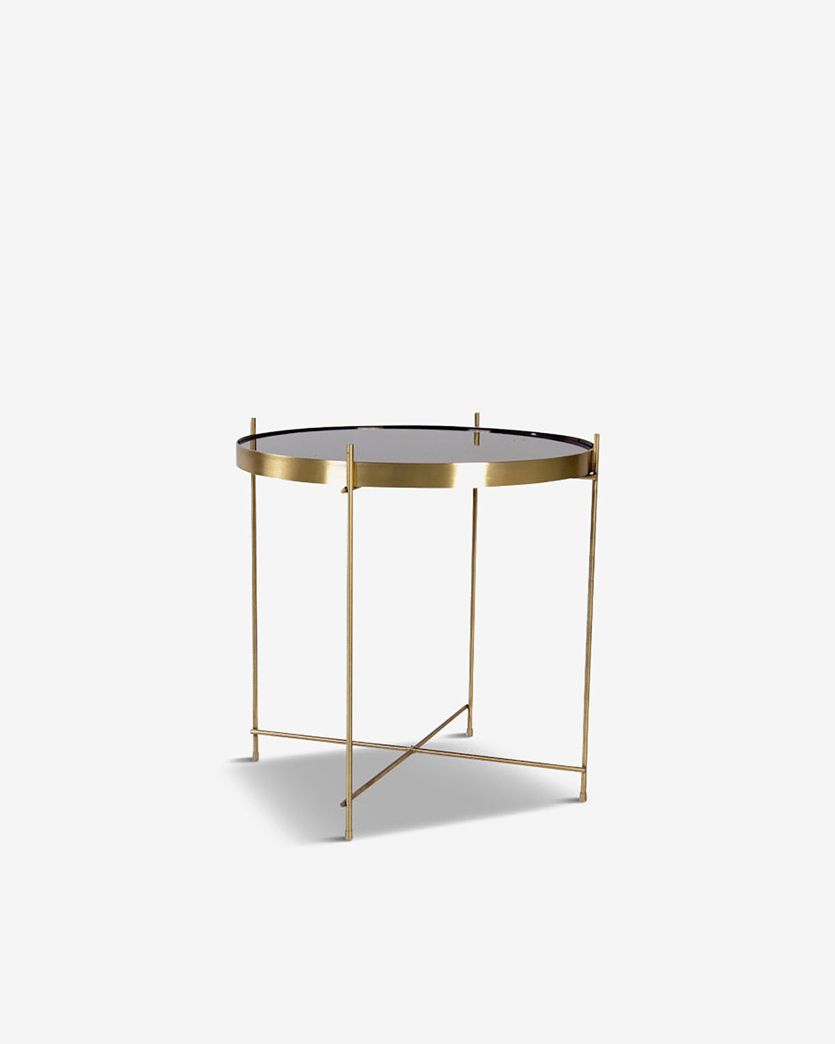 Ajdir sofabord, messing/glas