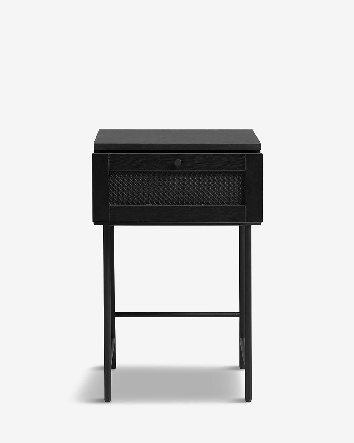 Alva sengebord, sort