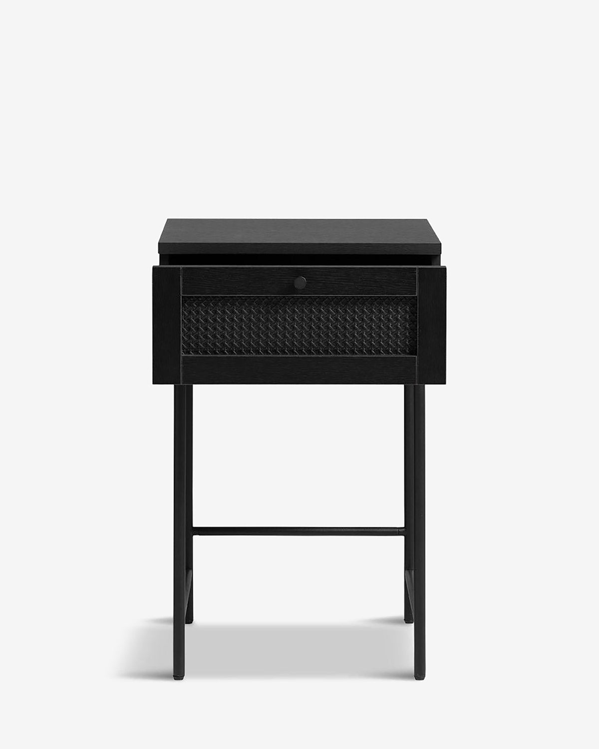 Alva sengebord, sort