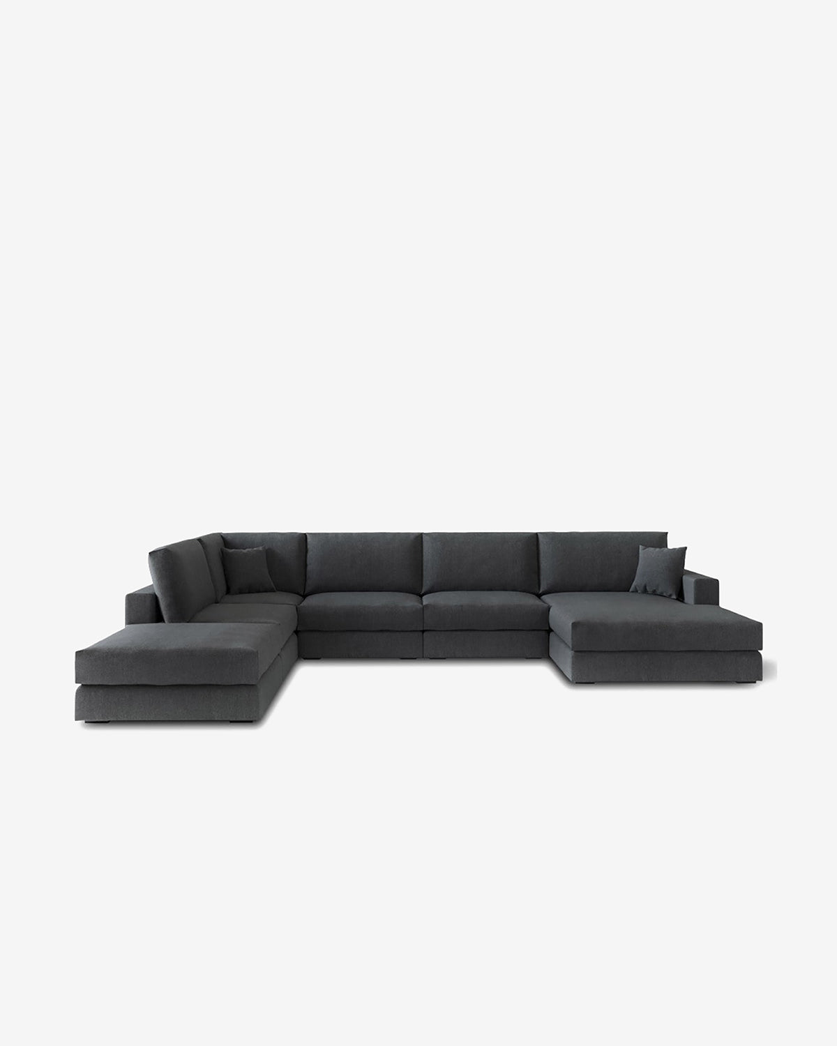 Andretta byggesofa, mørk grå