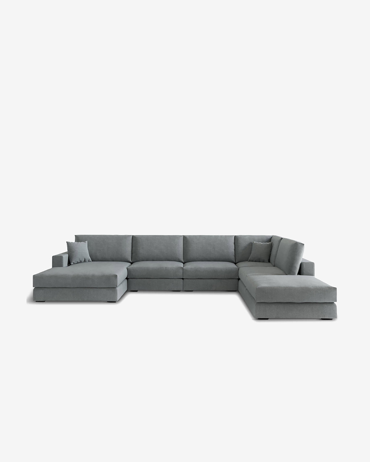 Andretta byggesofa, lys grå