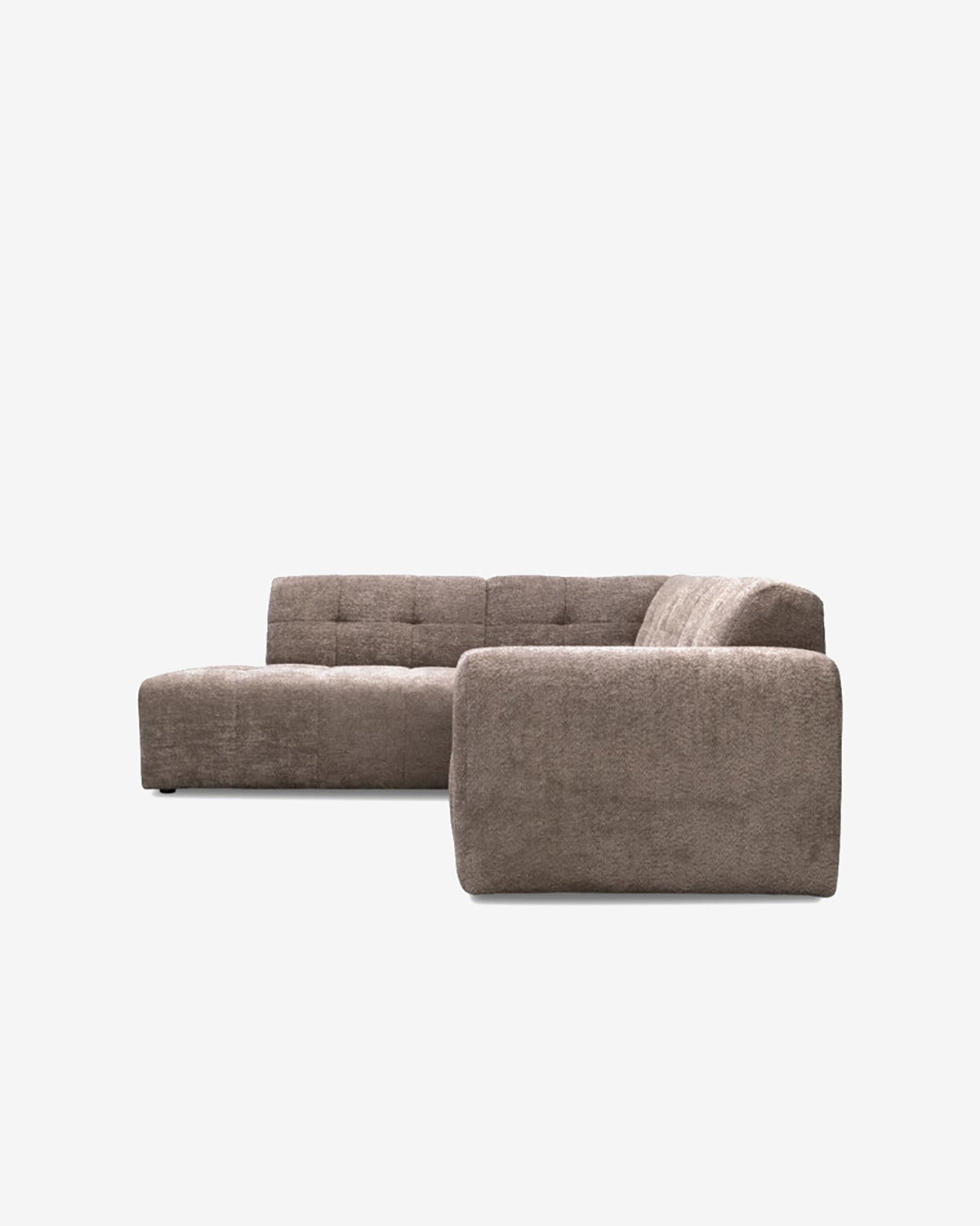Aviano hjørnesofa m/open end, taupe