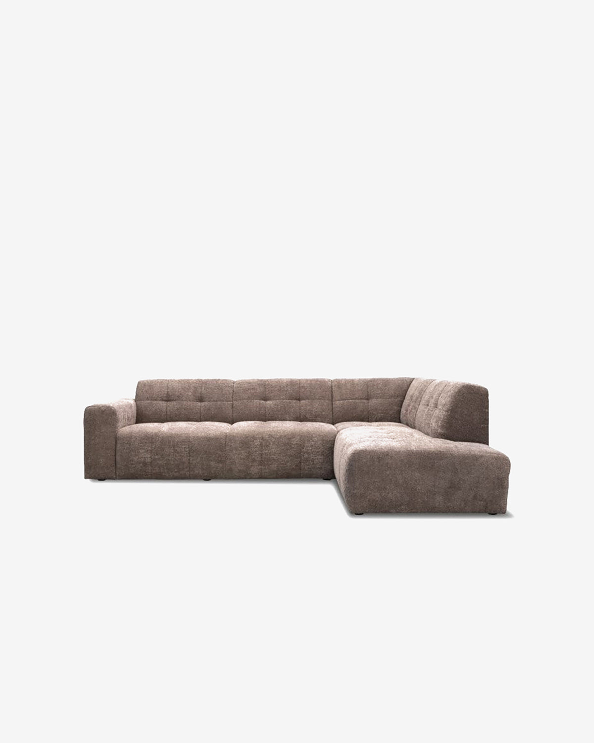 Aviano hjørnesofa m/open end, taupe