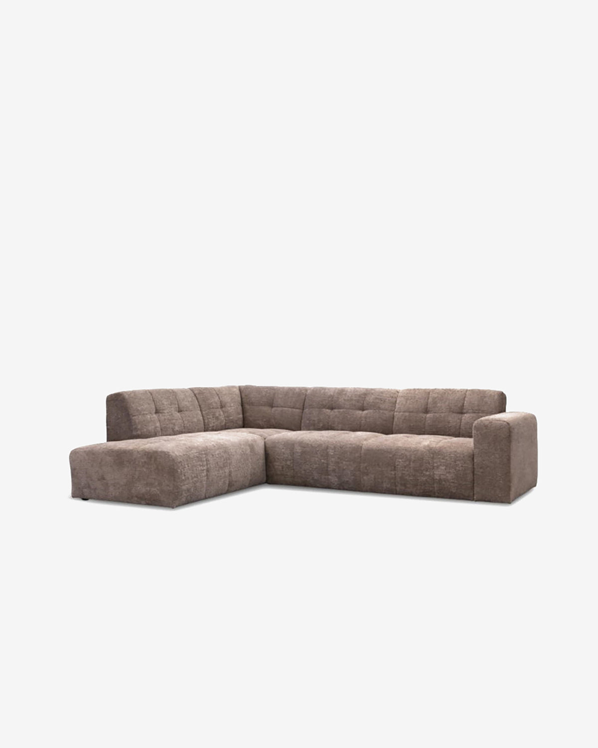 Aviano hjørnesofa m/open end, taupe