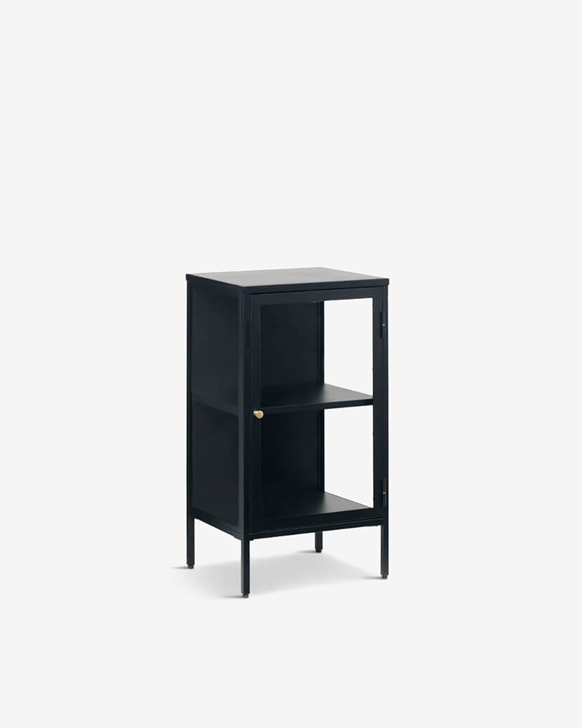 Carmel skænk/sengebord, sort metal