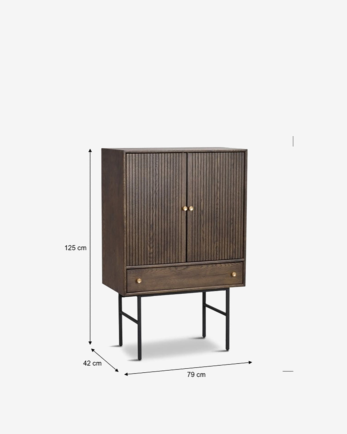 Clearbrook højskænk, smoked eg