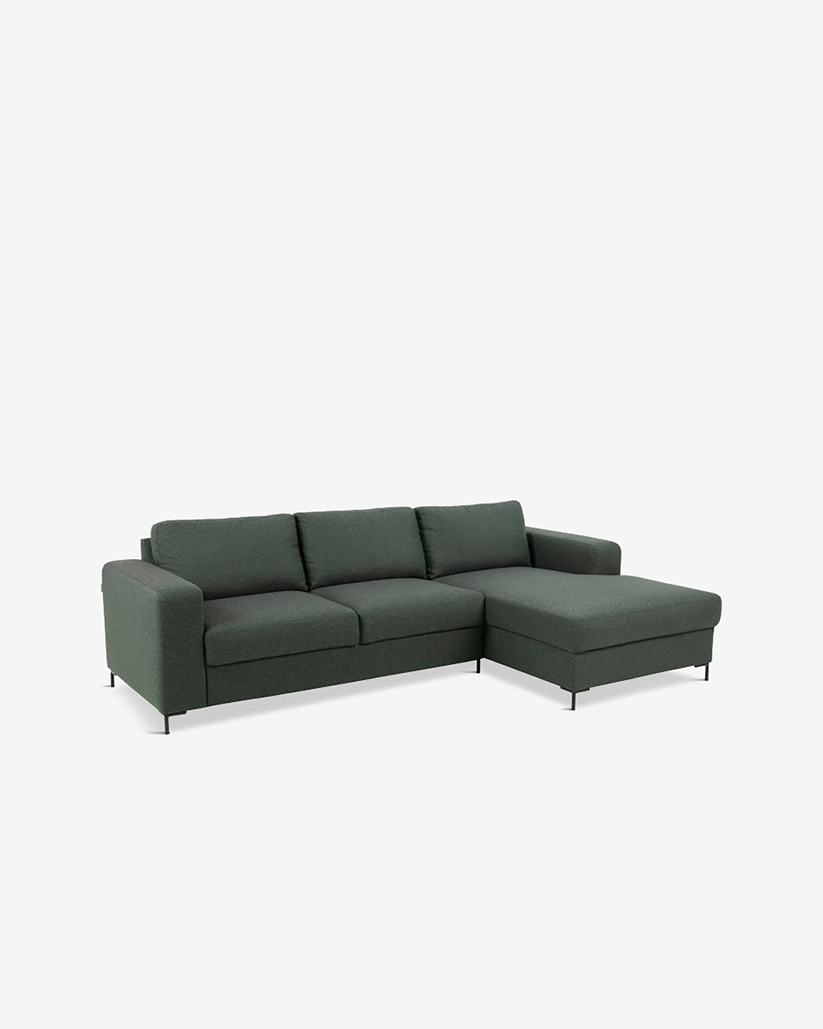 Construct 2 sofa m. chaiselong, grøn