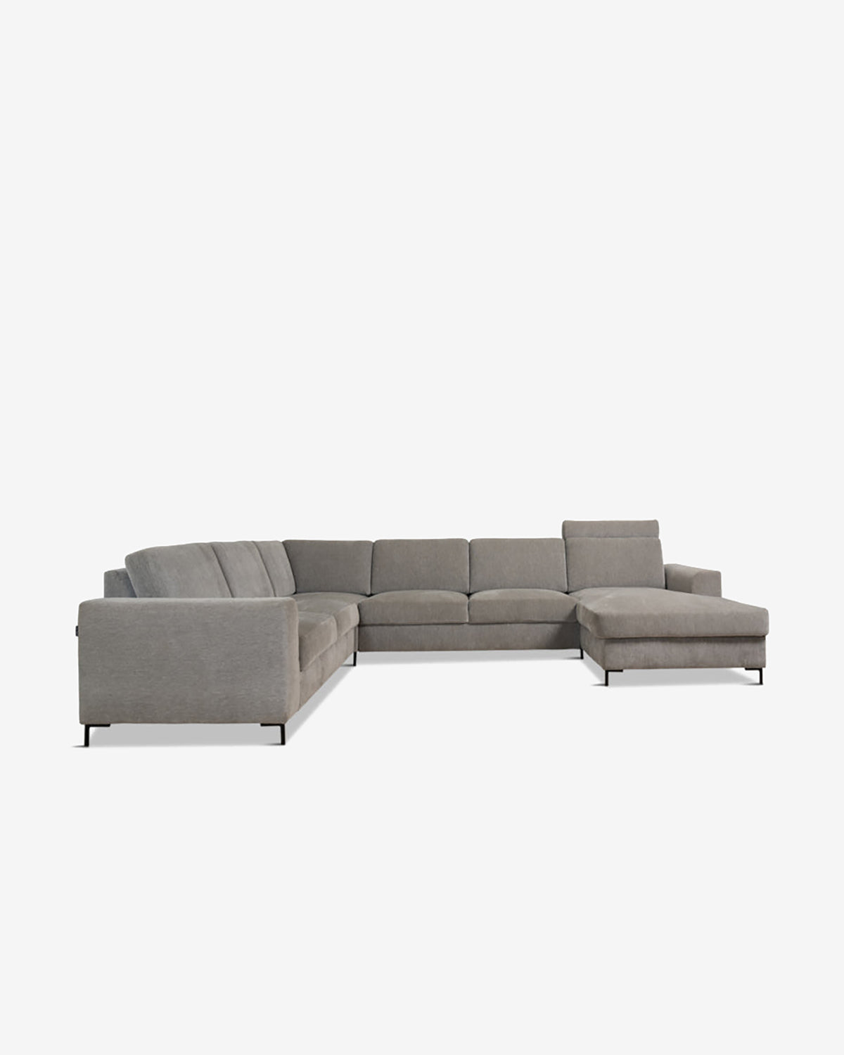 Construct 2 hjørnesofa, lys grå