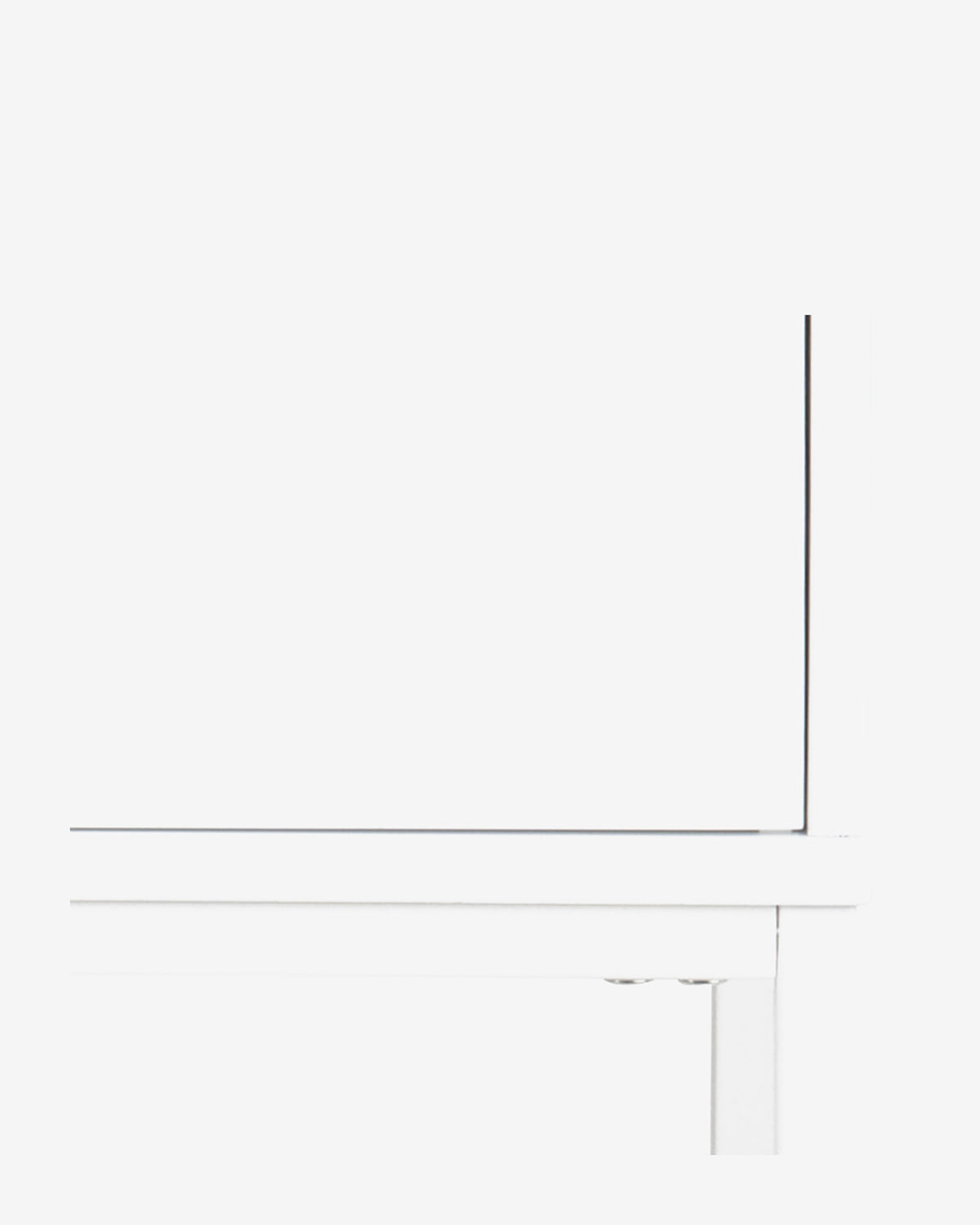 Cube natbord, hvid lak