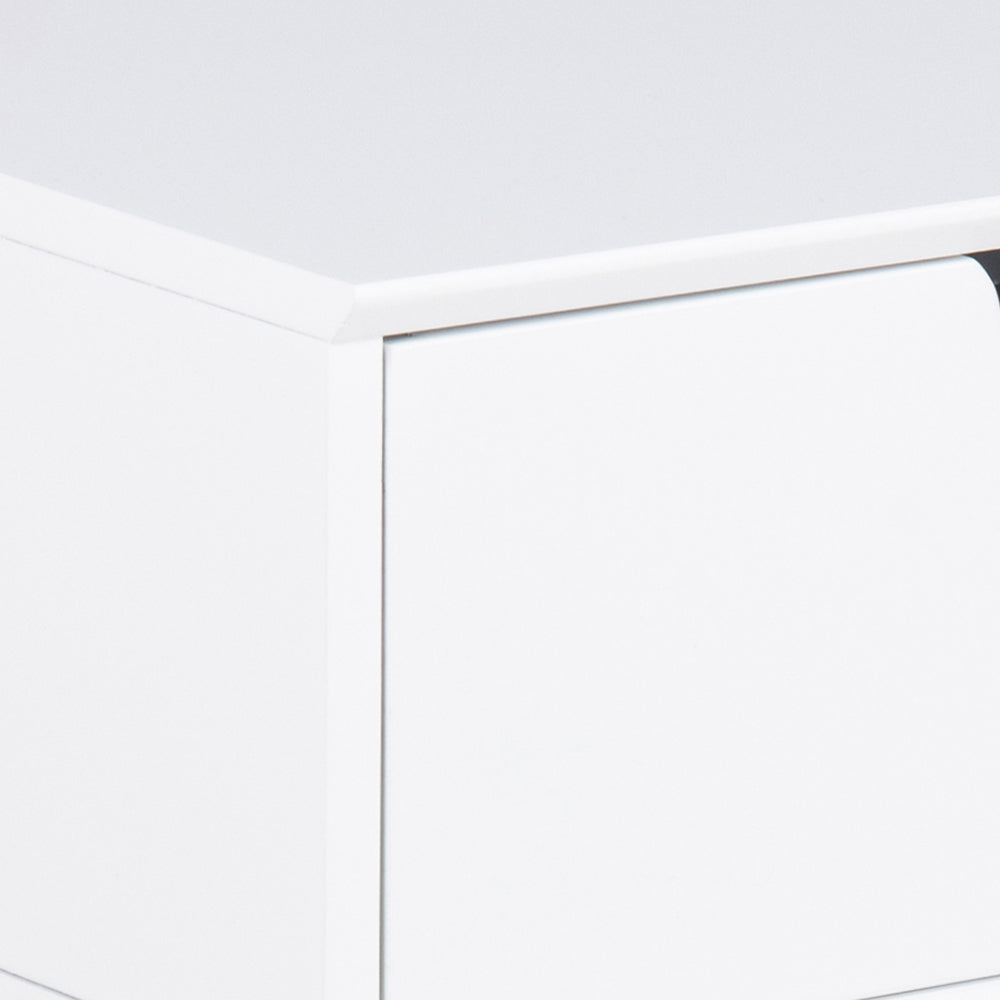 Cube natbord, hvid lak