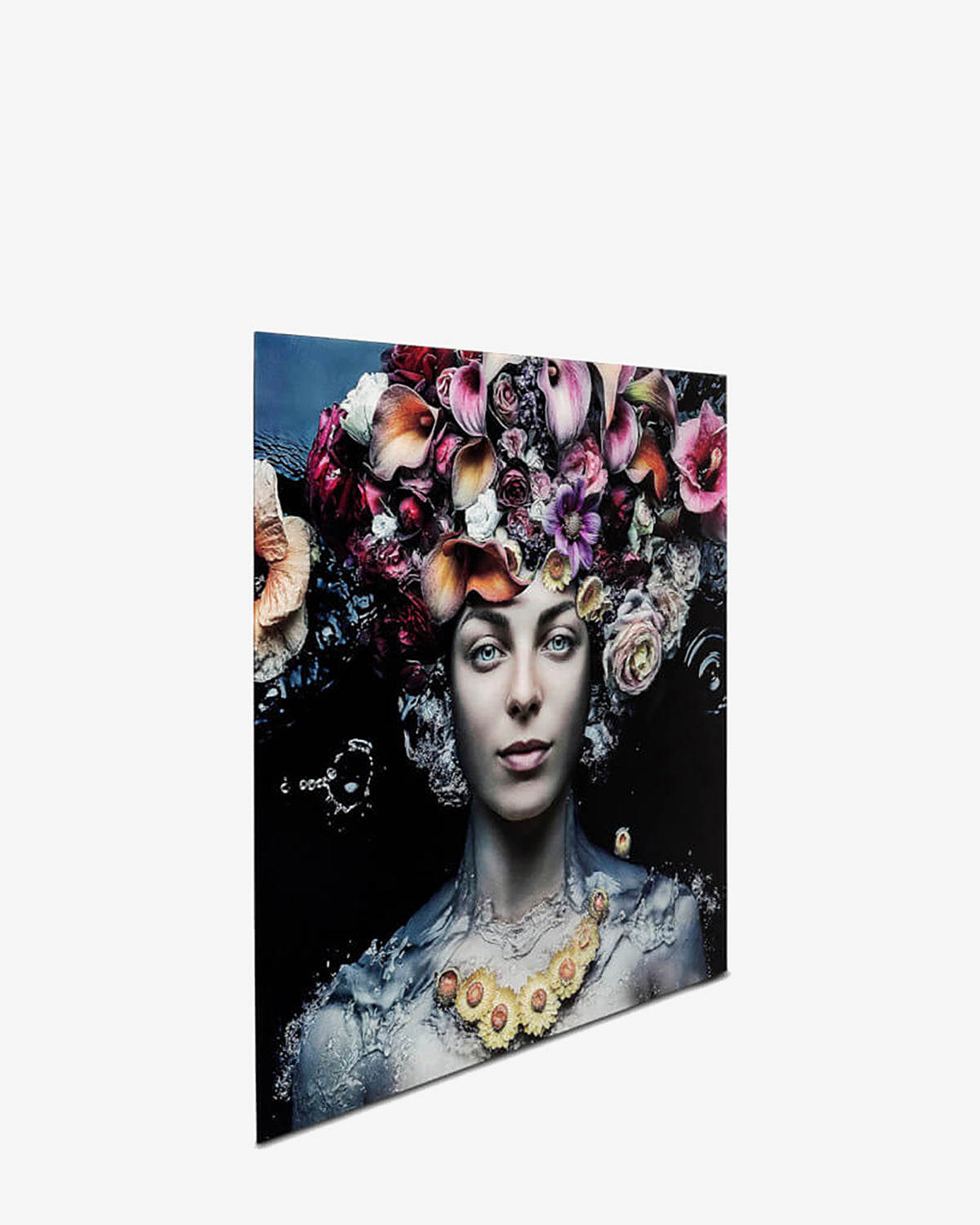 Flower art lady glas galleri