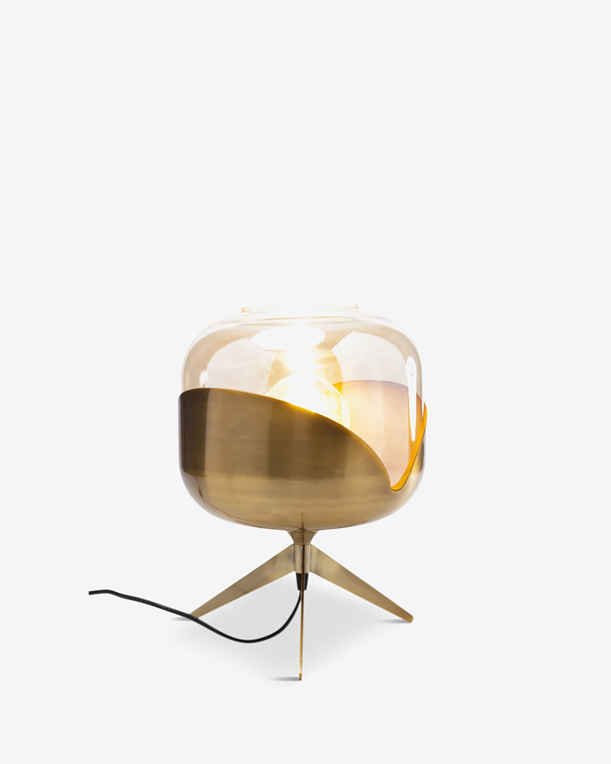 Golden goblet bordlampe, messing