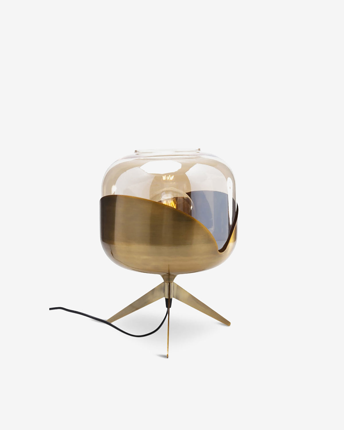 Golden goblet bordlampe, messing