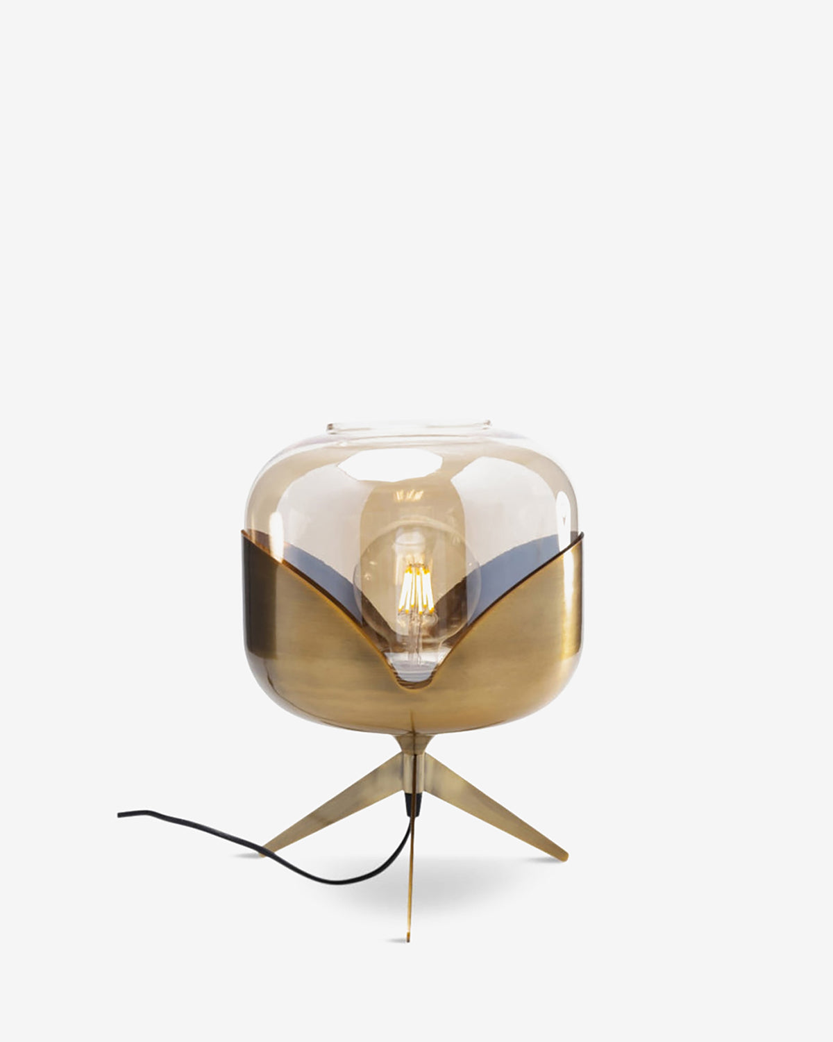 Golden goblet bordlampe, messing