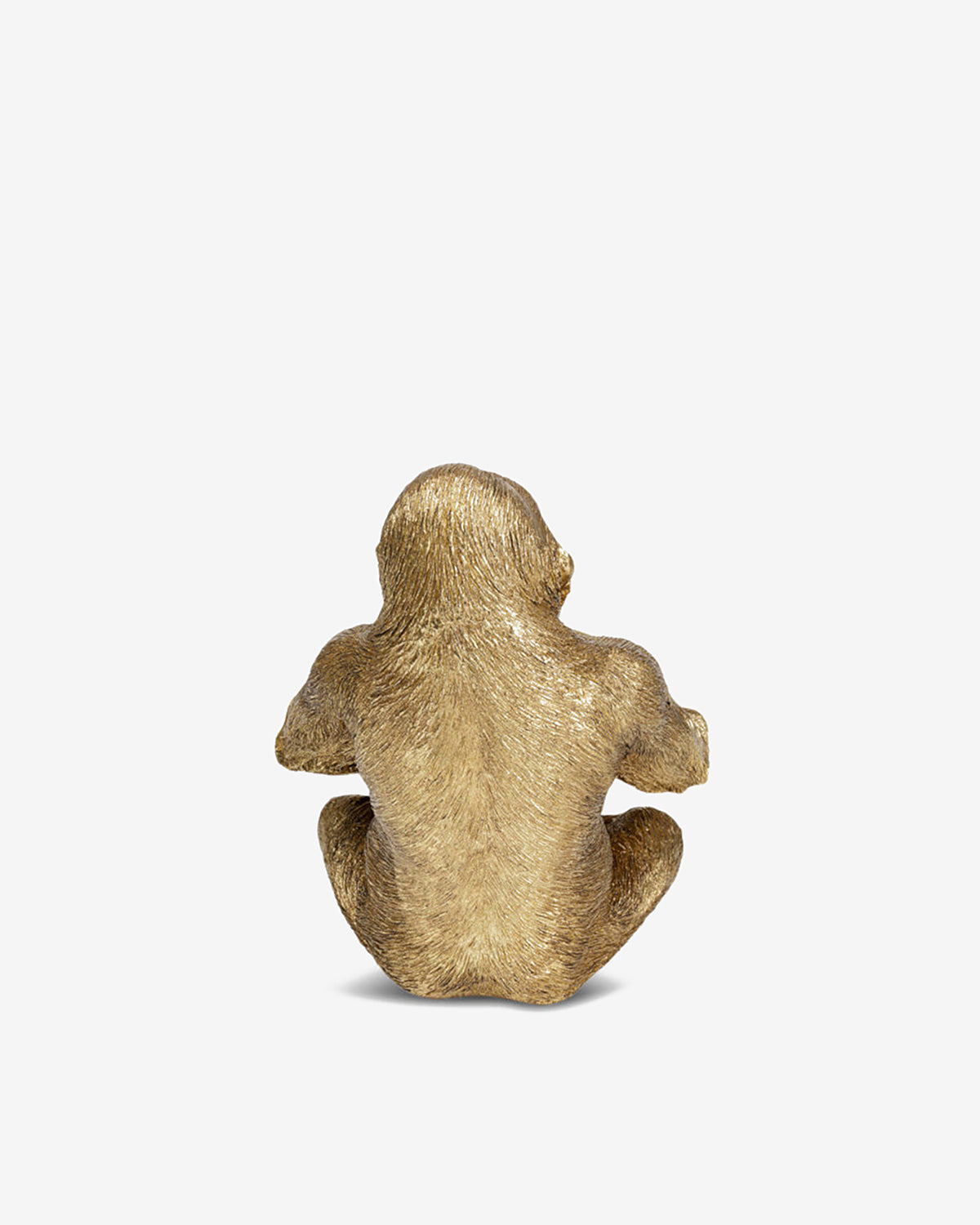 Gorilla m/skål, guld