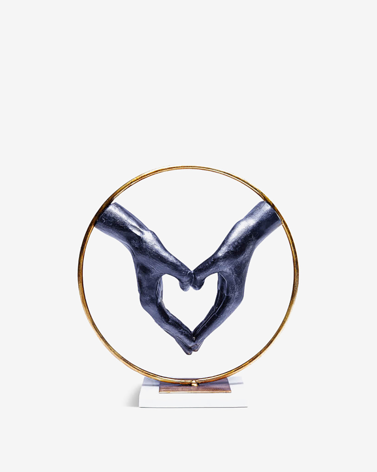Heart hands deco