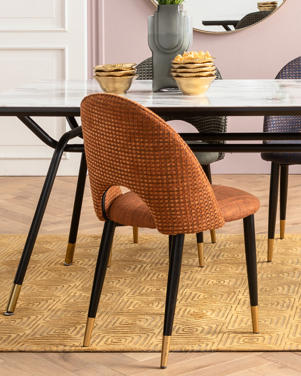 Hudson spisebordsstol, orange