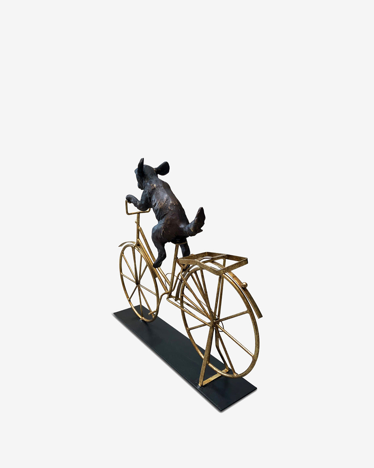 Hund på cykel deco