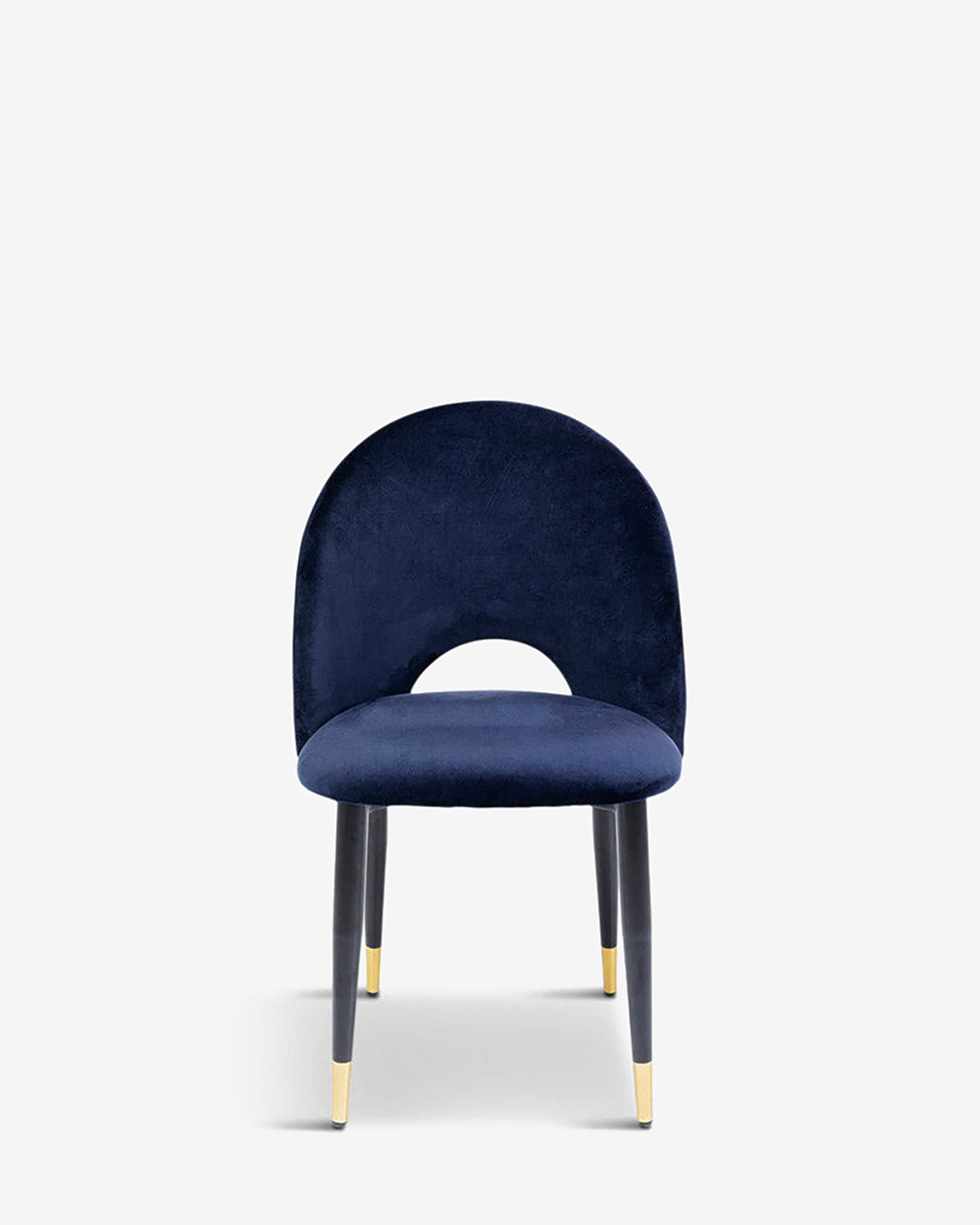 Iris spisebordsstol, blå velour