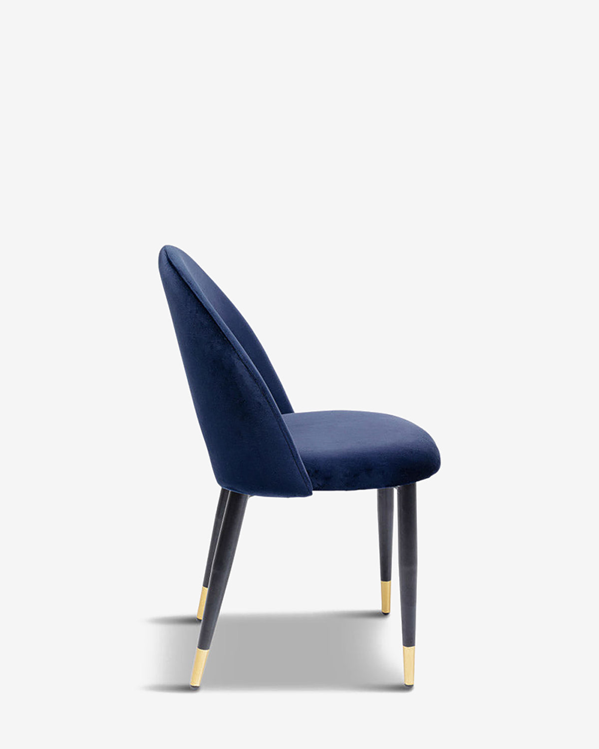 Iris spisebordsstol, blå velour