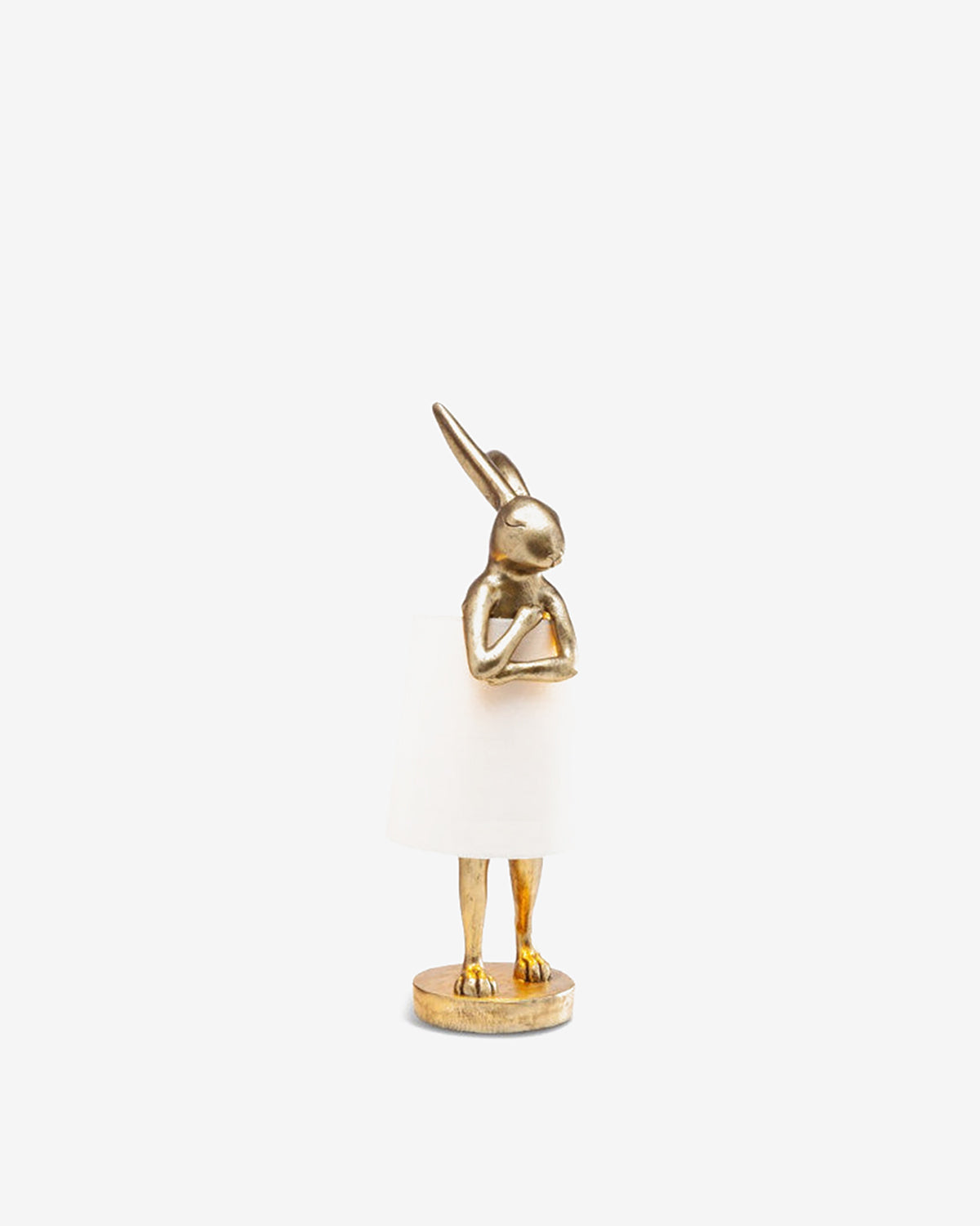 Kanin bordlampe m/skærm, 68cm