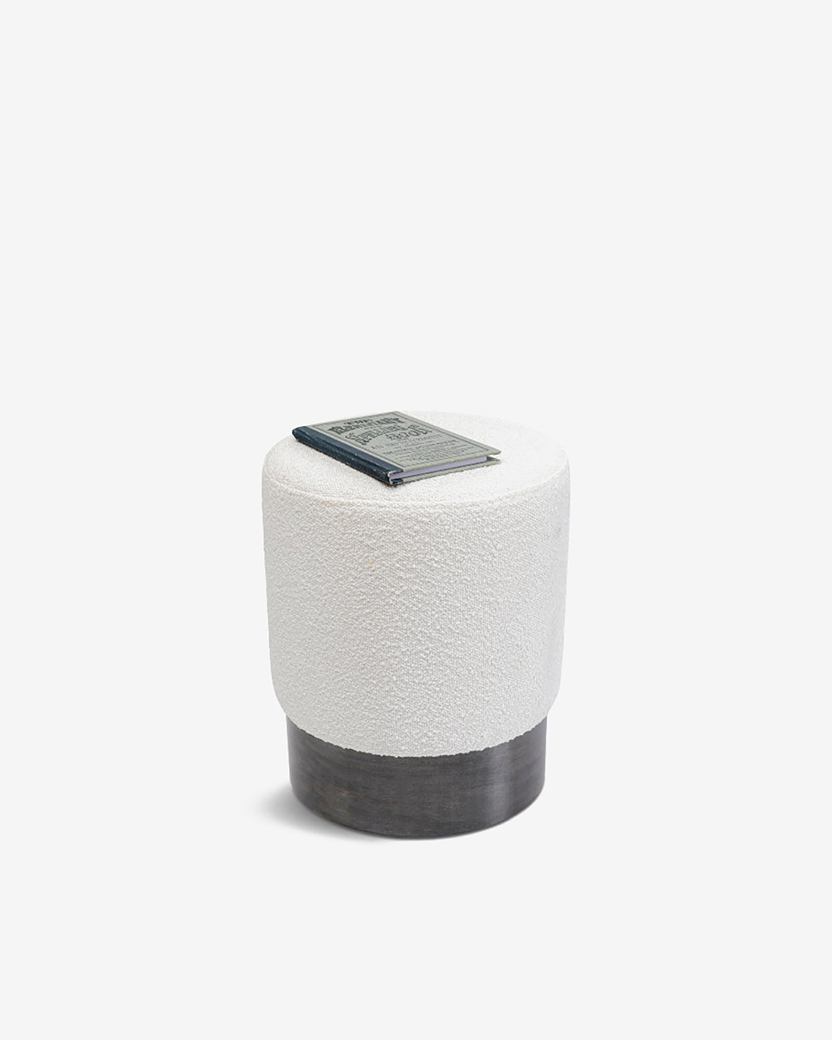 Kirsebær puf, creme bouclé