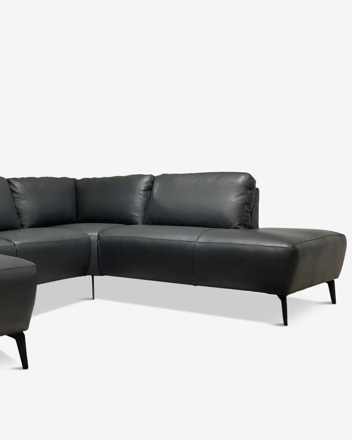 Modu byggesofa, antracite læder