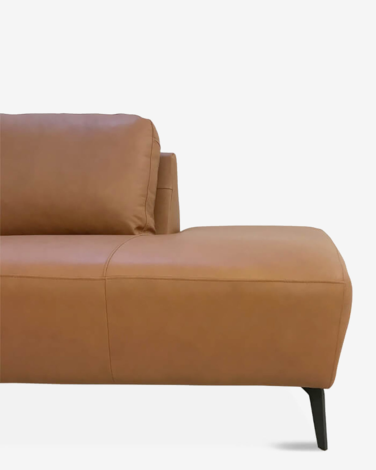 Modu byggesofa, lys cognac læder